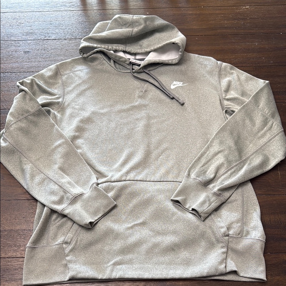 Nike Light Gray Pullover Hoodie